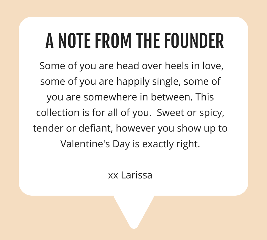 A NOTE FROM THE FOUNDER