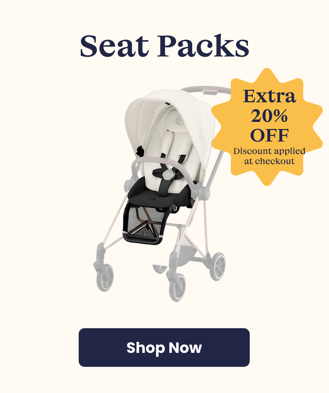 extra 20% off cybex seat packs