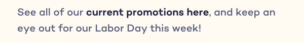 Current promotions