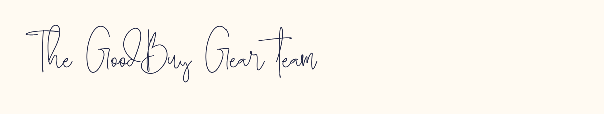 Love, the GoodBuy Gear team