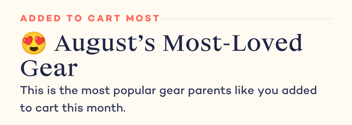 Most loved gear