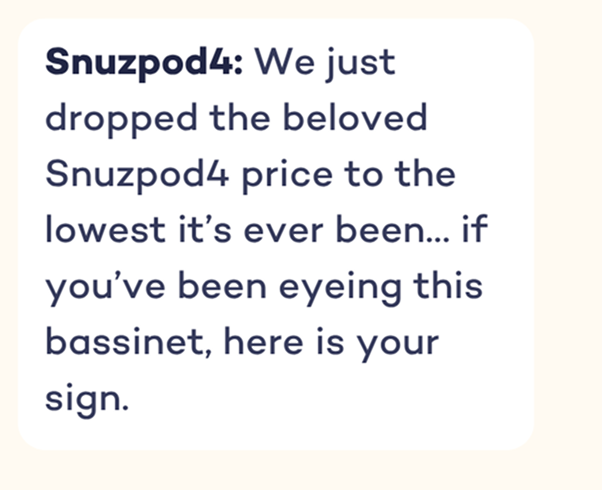 Snuzpod4 price drop 