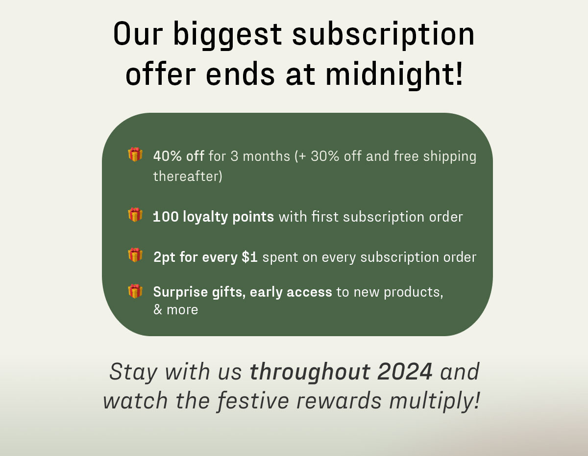 Stay with us throughout 2024 and watch the festive rewards multiply.