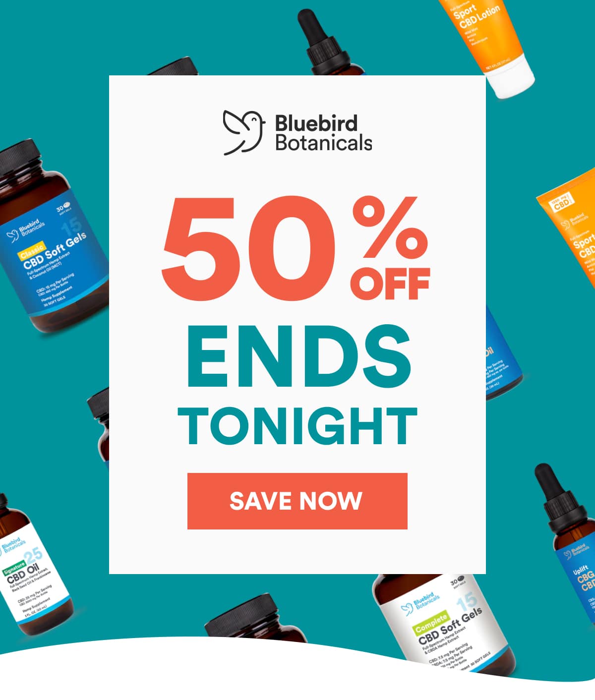 50% OFF ENDS TONIGHT | SAVE NOW