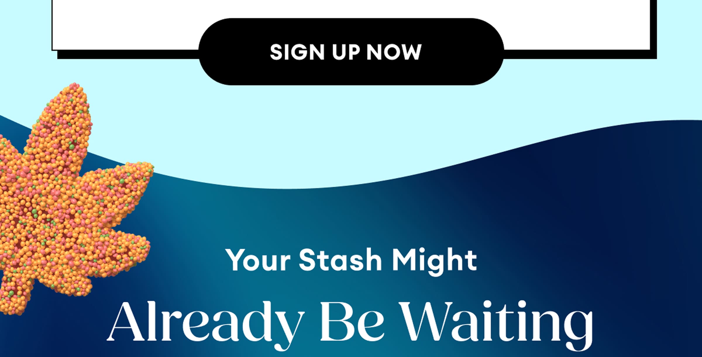 Sign Up Now | Your Stash Might Already Be Waiting