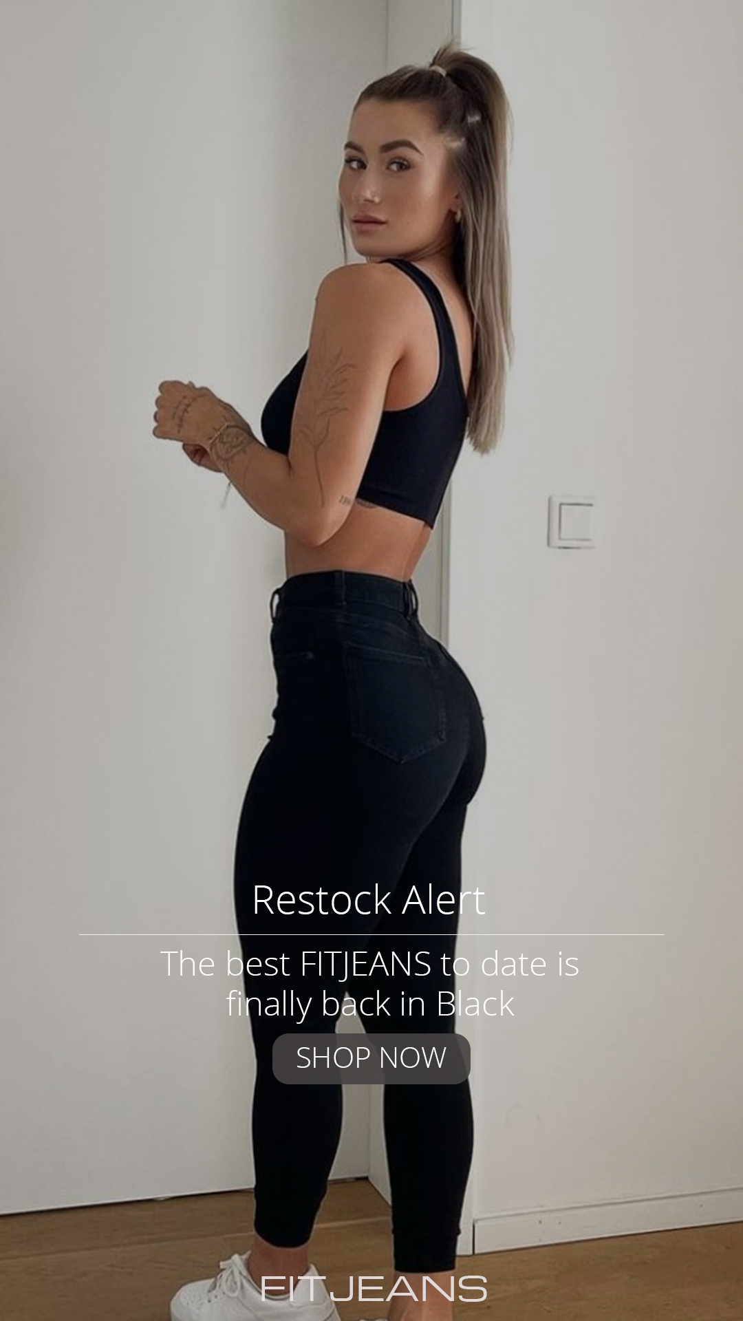 Meet our Vital in Black + Restock Fit Jeans