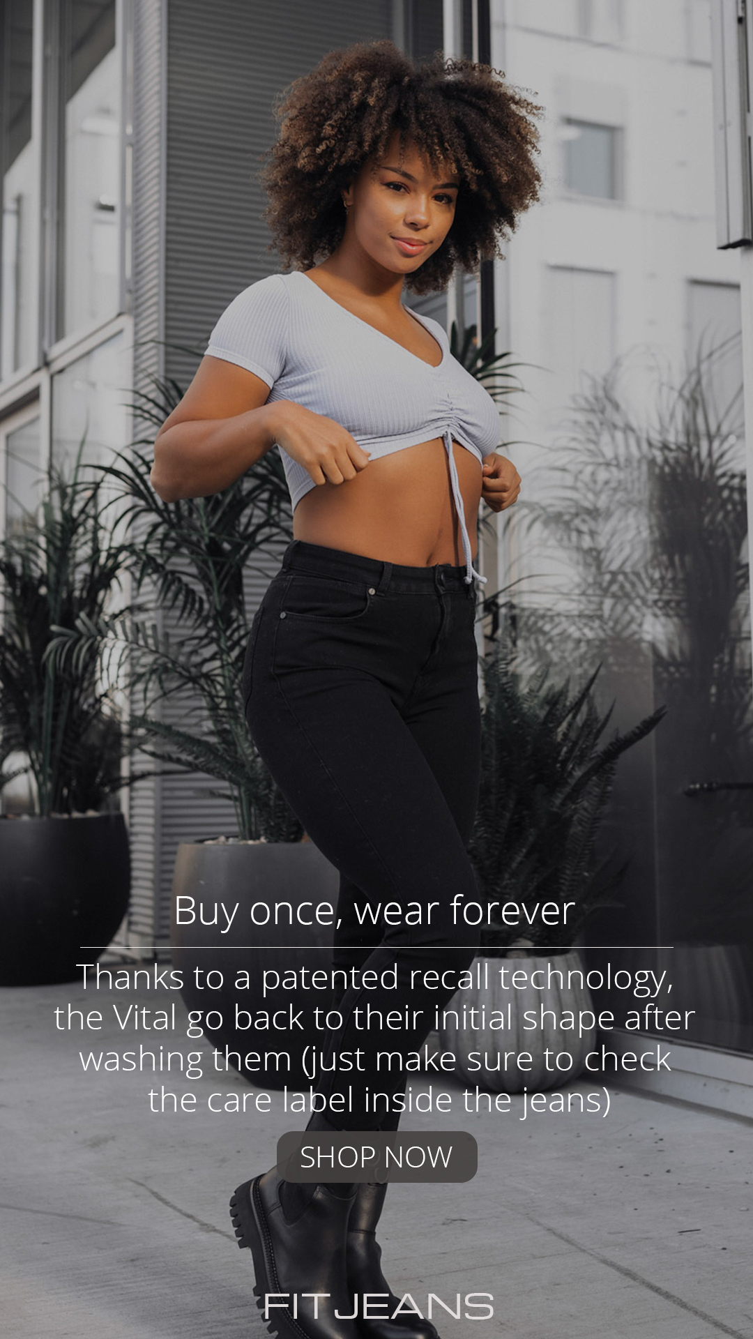 Meet our Vital in Black + Restock Fit Jeans