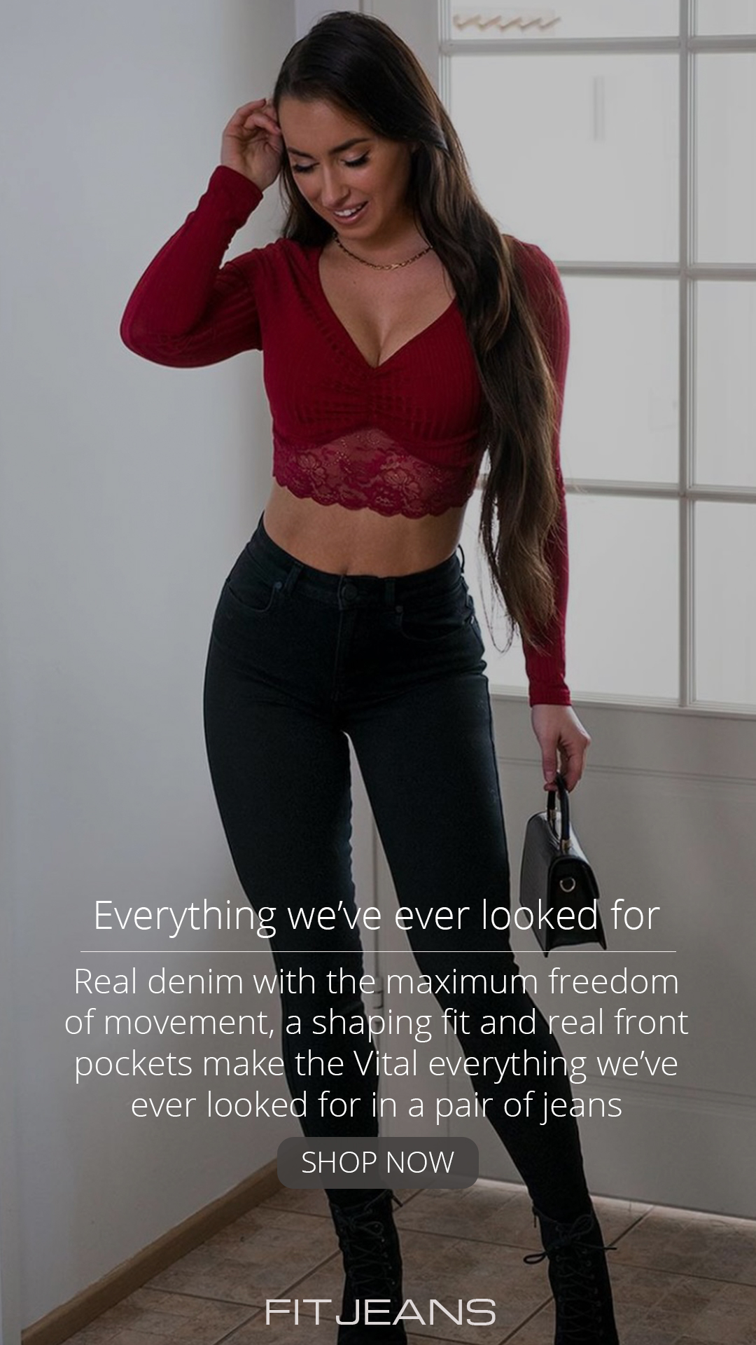 Meet our Vital in Black + Restock Fit Jeans