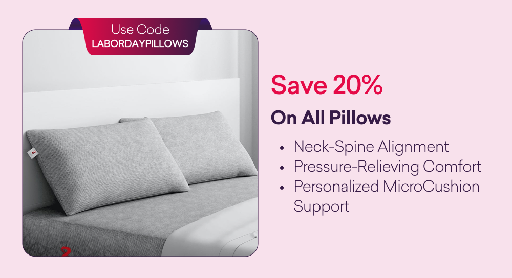 Save 20% On All Pillows | Use Code: LABORDAYPILLOWS