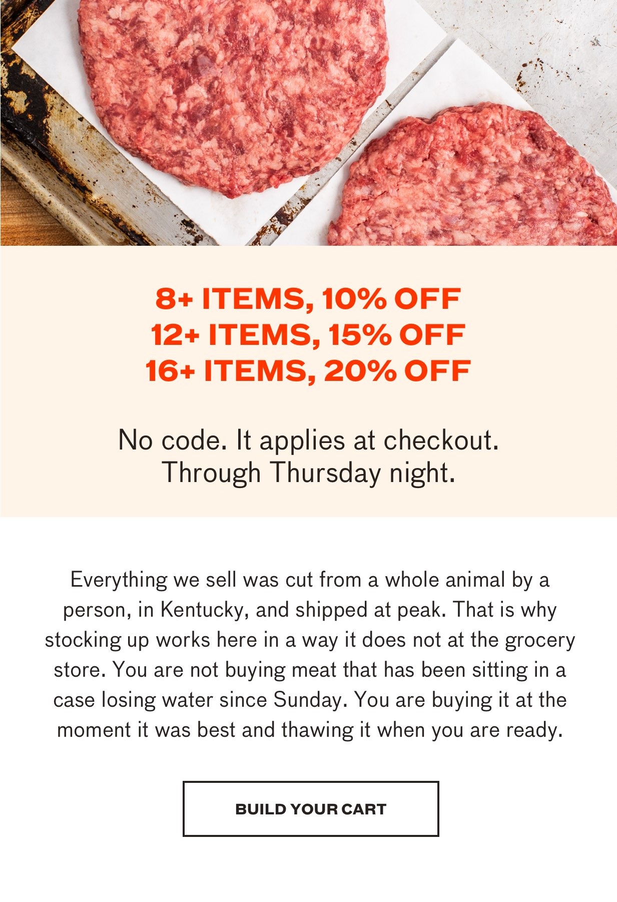 Build your cart