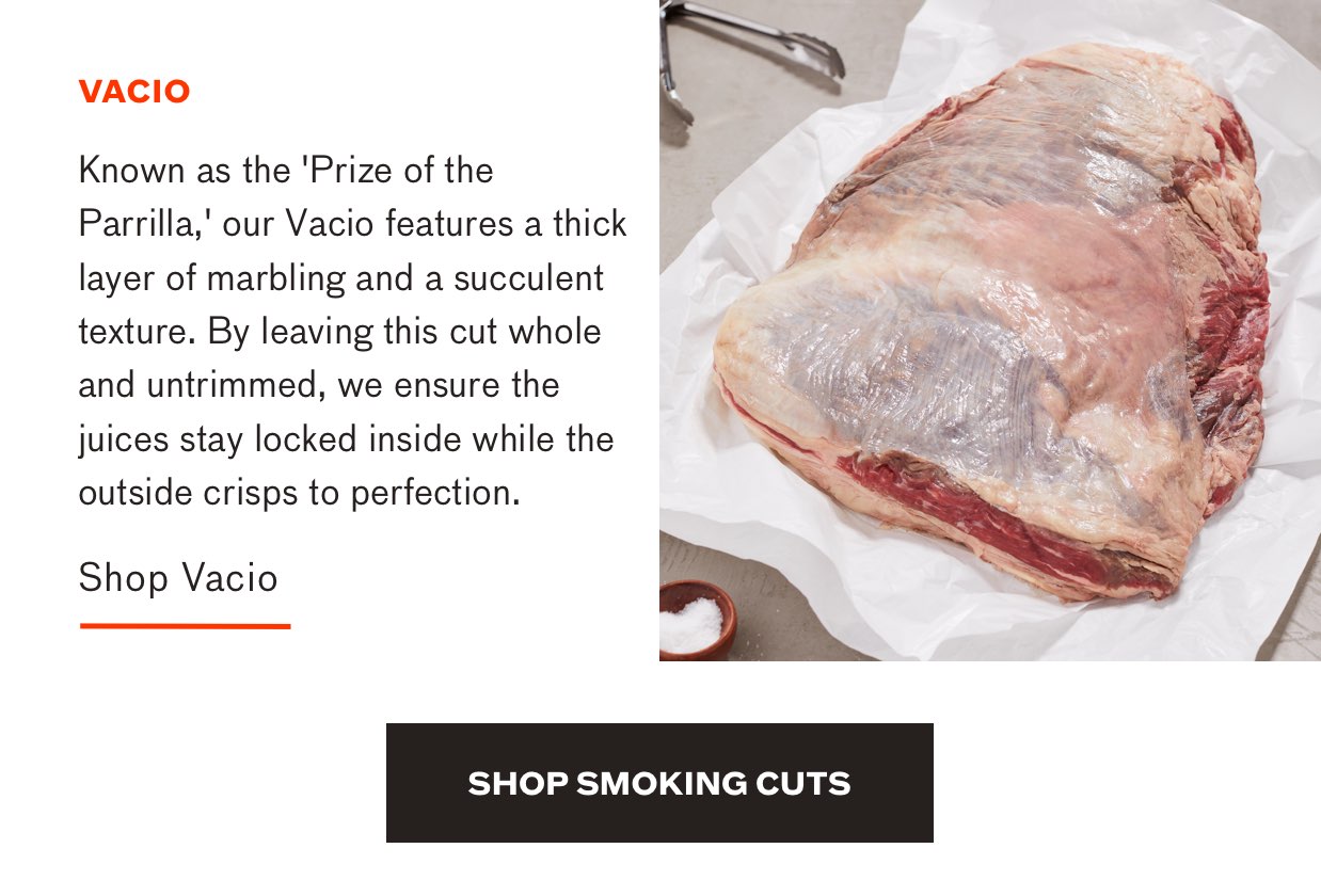 Shop extra meaty Vacio