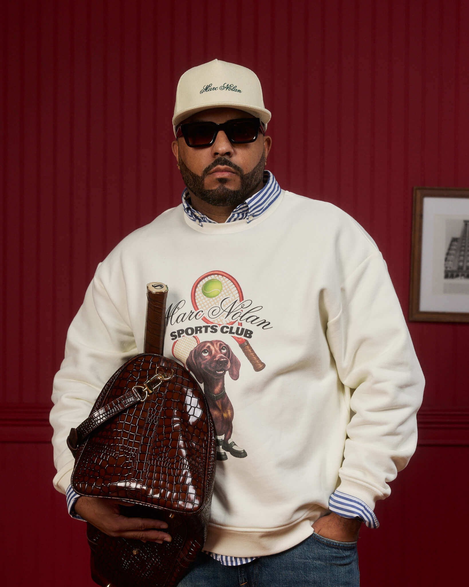 Marc Nolan Sports Club Crewneck Sweatshirt