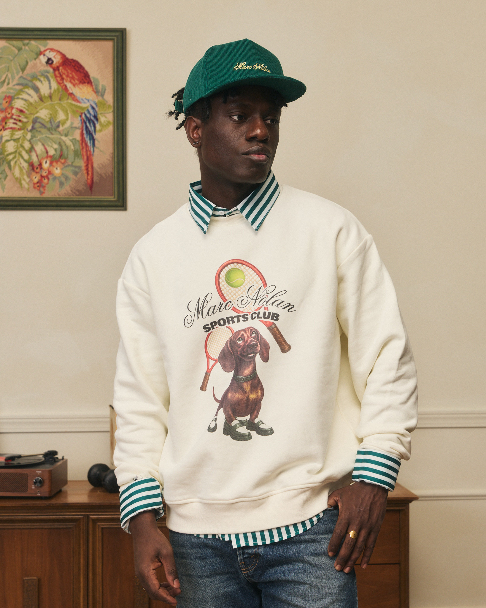 Marc Nolan Sports Club Crewneck Sweatshirt - Unisex