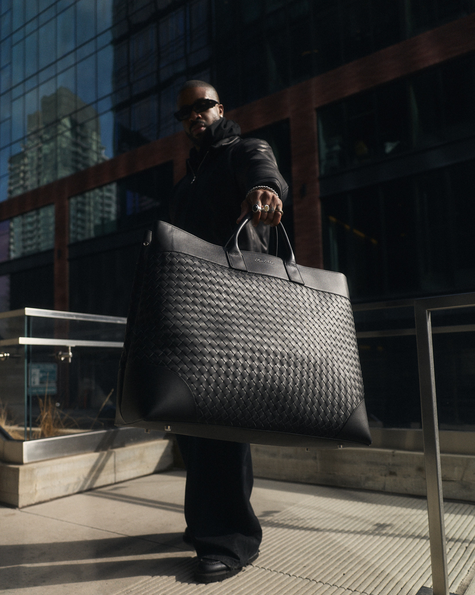 Woven Weekender Bag