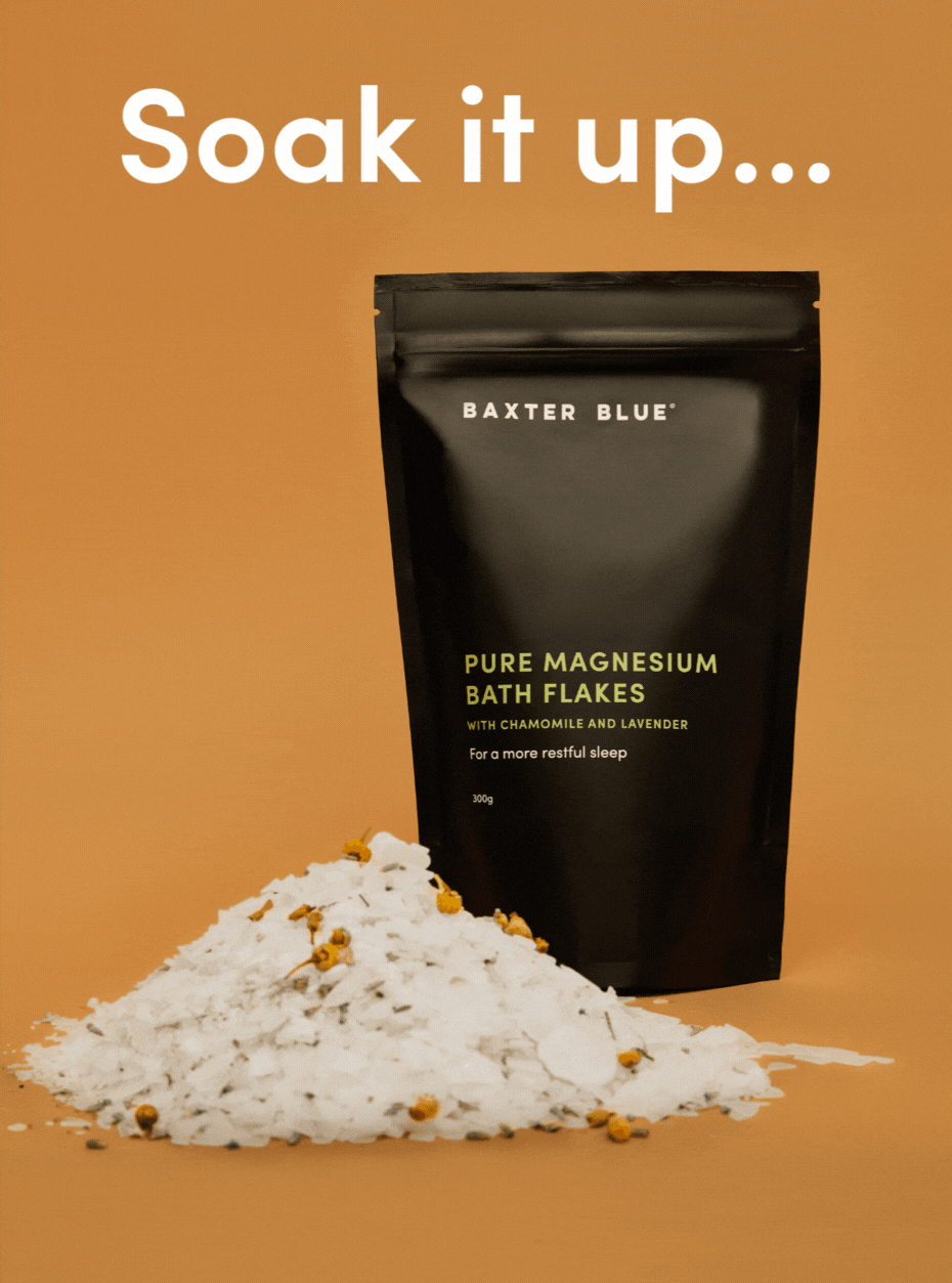 Magnesium Bath Flakes are live 🎉 Baxter Blue