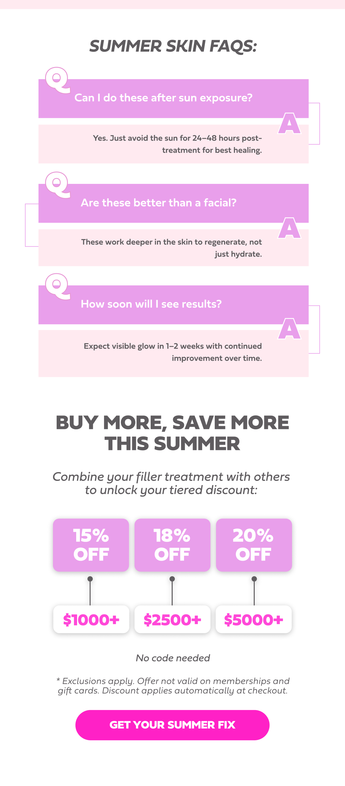 SUMMER SKIN FAQS