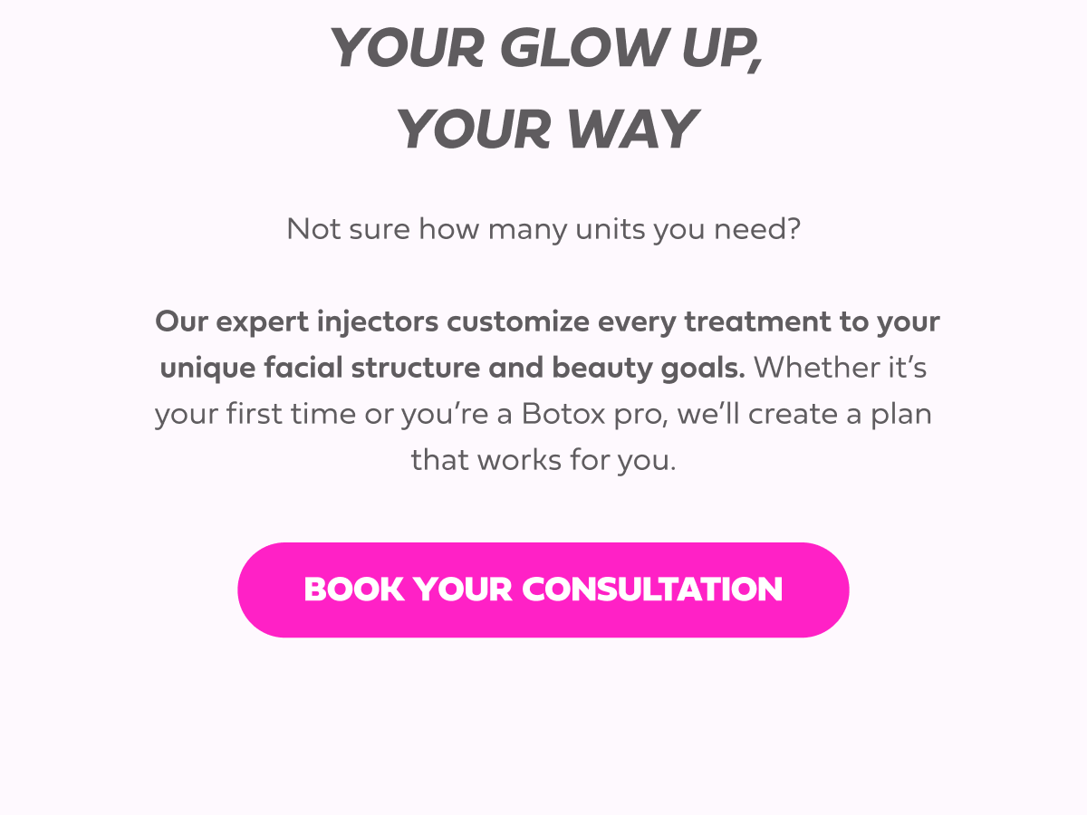YOUR GLOW UP, YOUR WAY