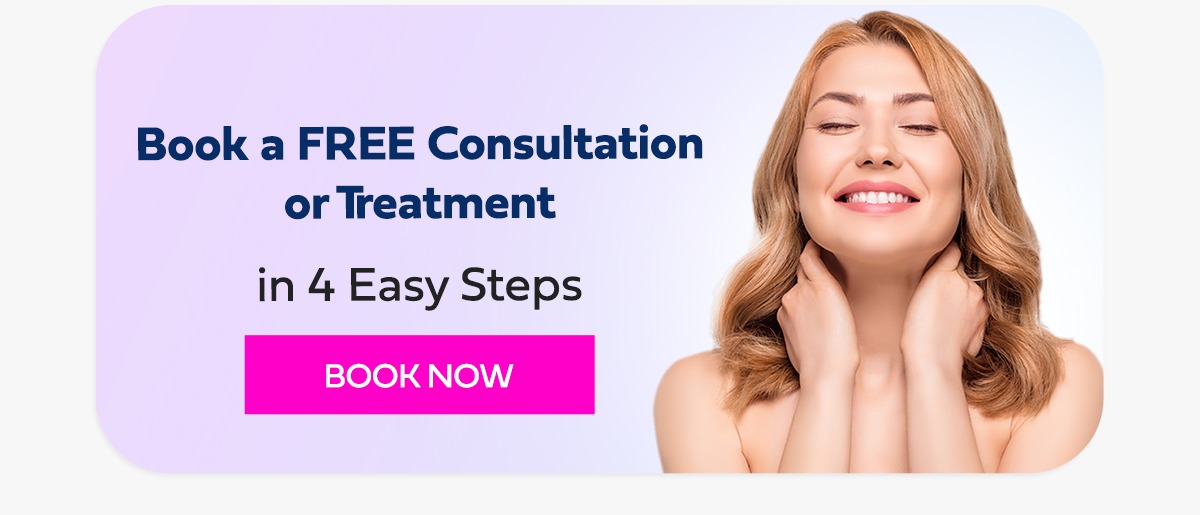 Book a FREE Consultation or Treatment in 4 Easy Steps