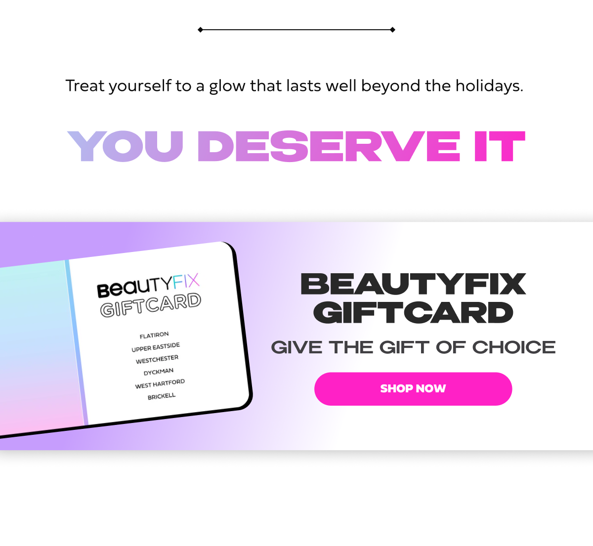 BEAUTYFIX GIFTCARDS
