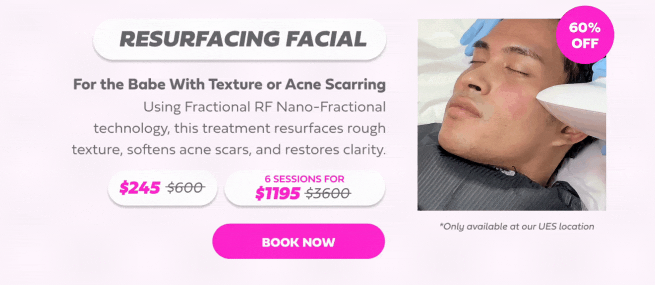 Resurfacing Facial Fix – For the Babe With Texture or Acne Scarring