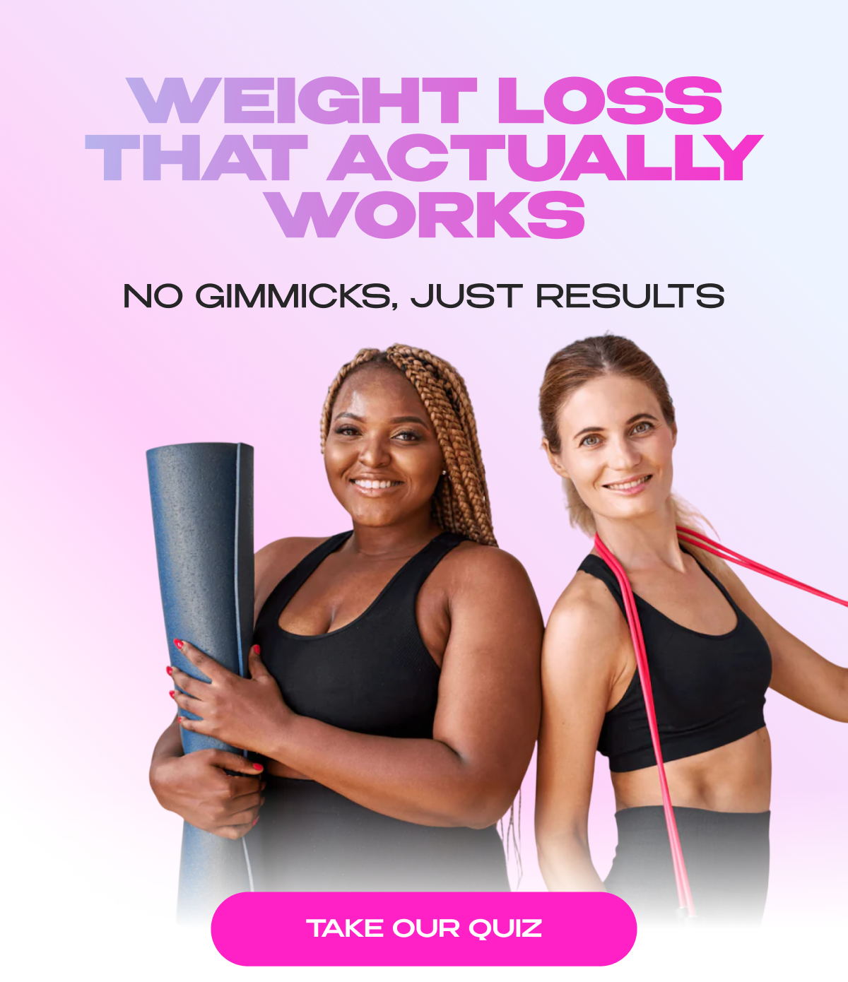 Weight loss that actually works  No gimmicks, just results
