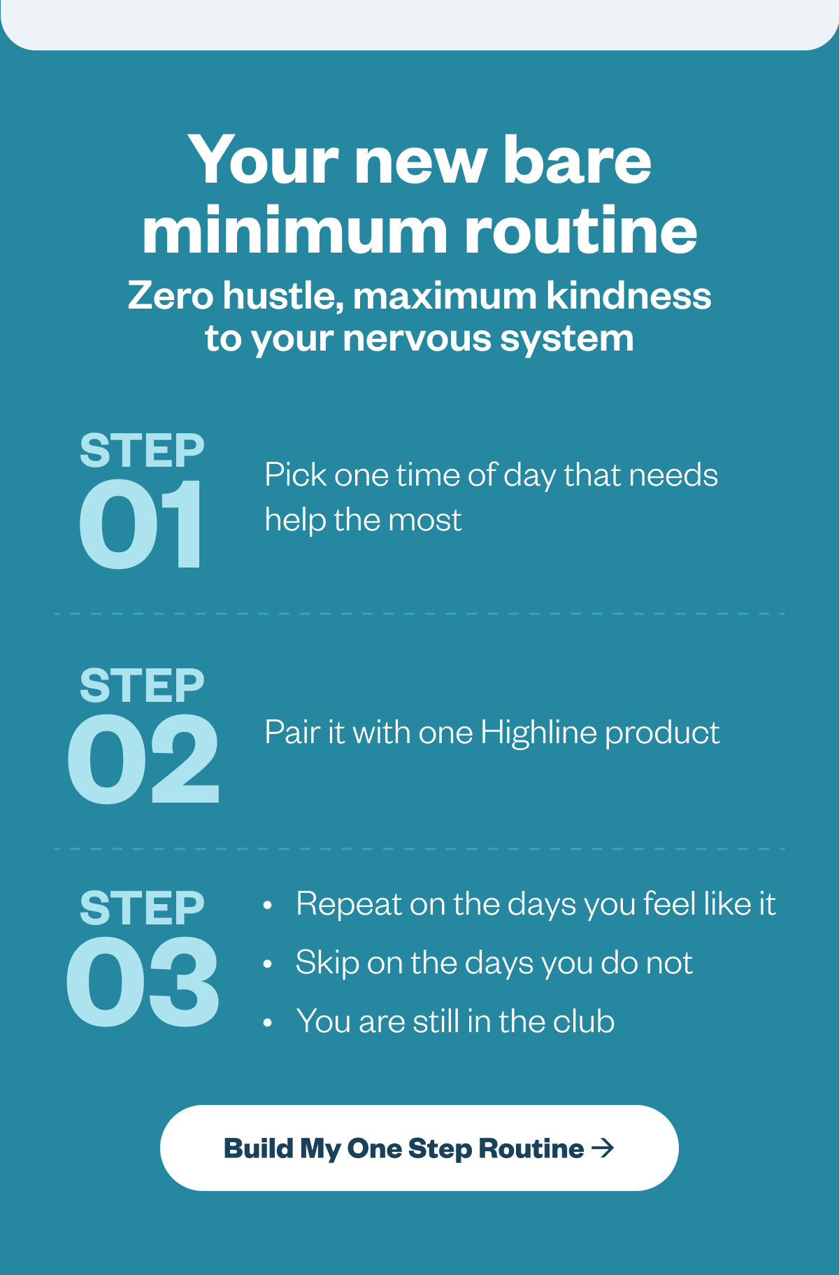 Your new bare minimum routine - Zero hustle, maximum kindness to your nervous system