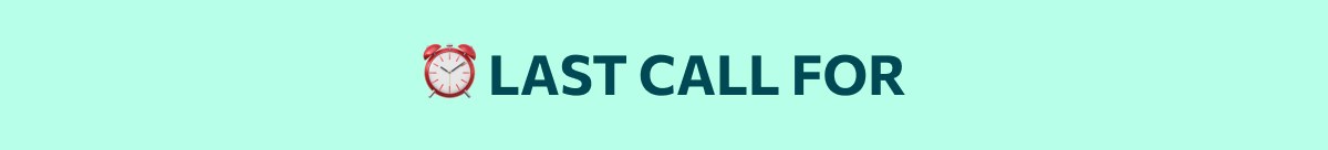 BLACK FRIDAY BLOWOUT!