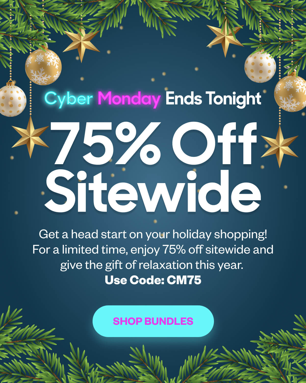 75% Off SITEWIDE!  Use Code: BF75 Shop Last Call