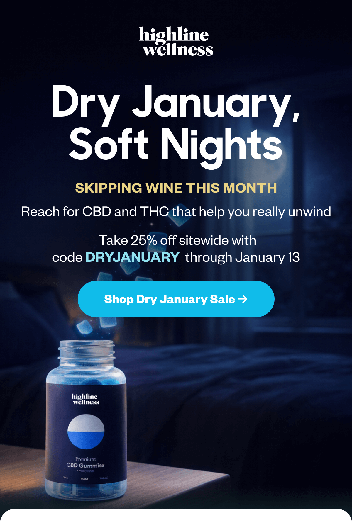 Dry January, Soft Nights - Skipping wine this month