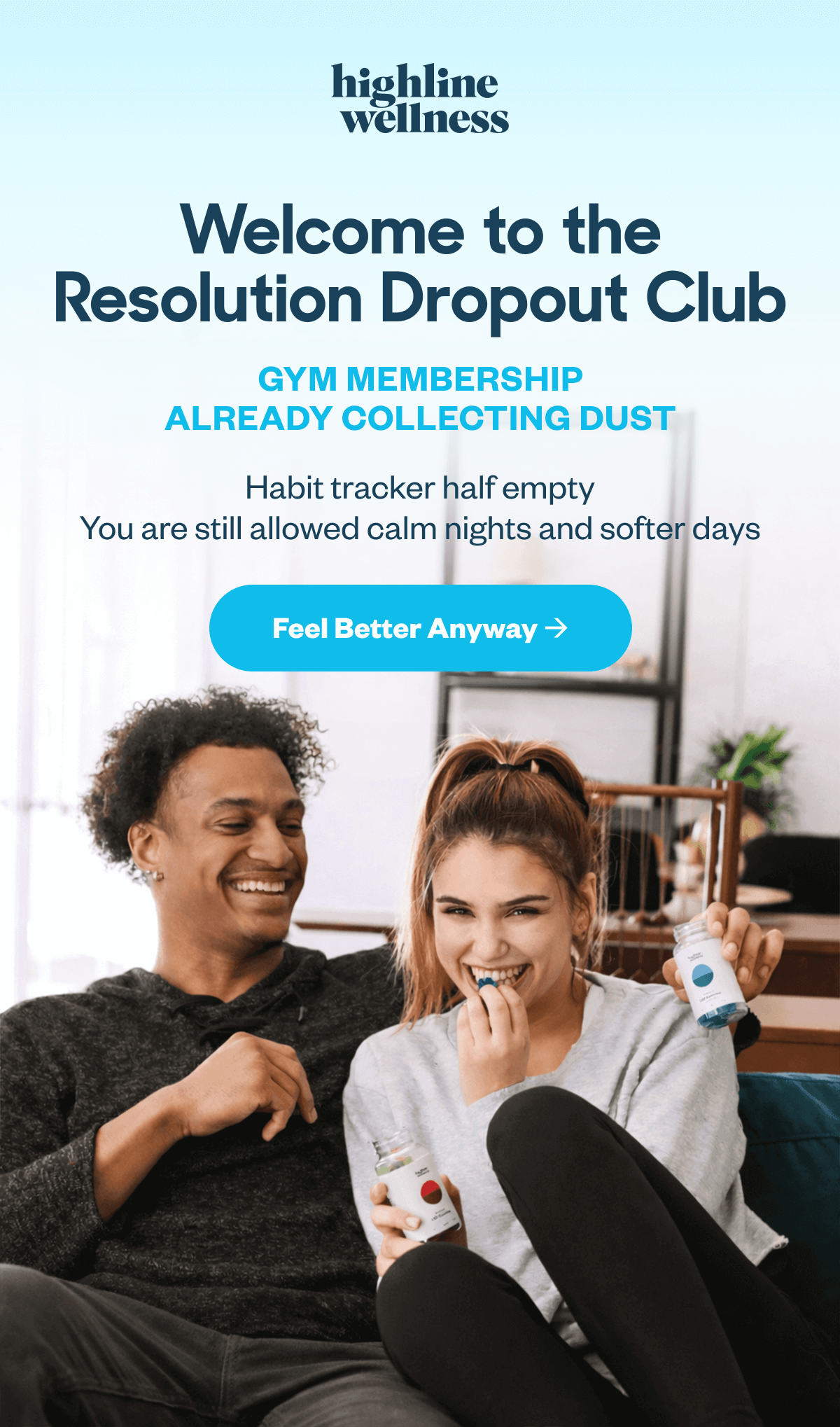 Welcome to the Resolution Dropout Club - Gym membership already collecting dust