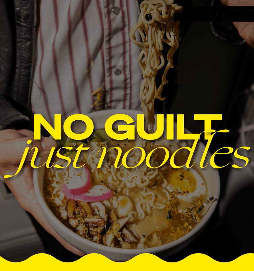 A bowl of noodles