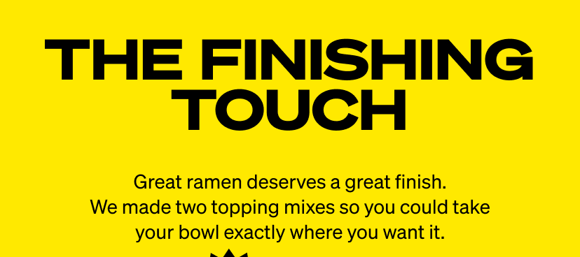 Add a finishing touch