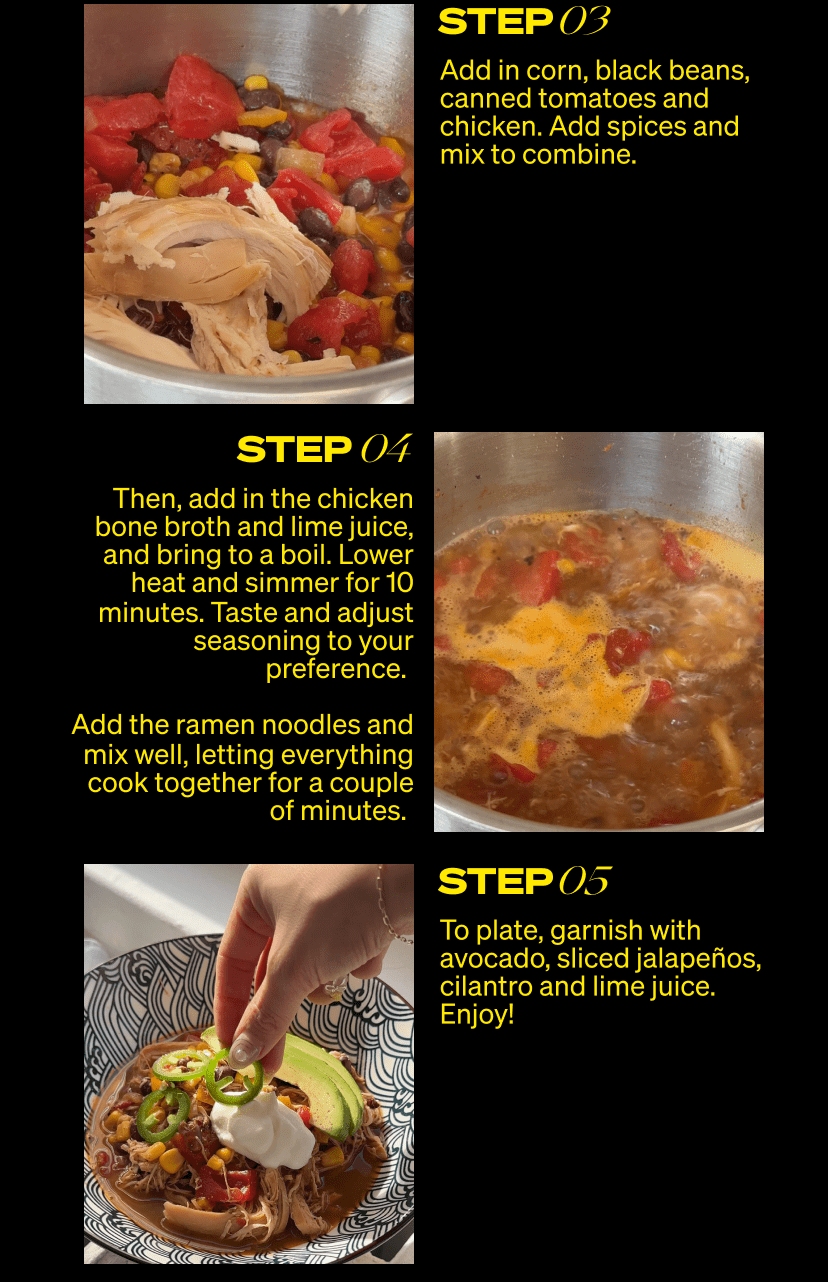 How to make it steps 3, 4, and 5