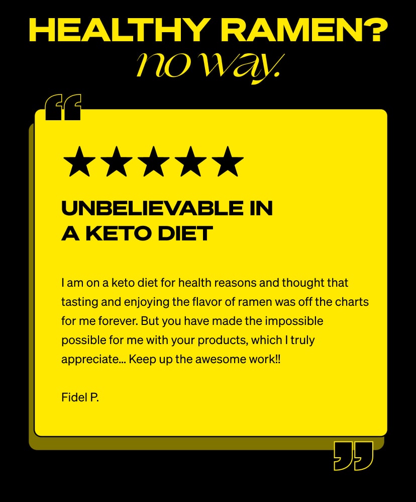Healthy Ramen? No Way