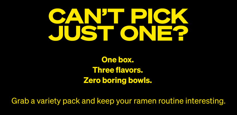 Can't pick just one?