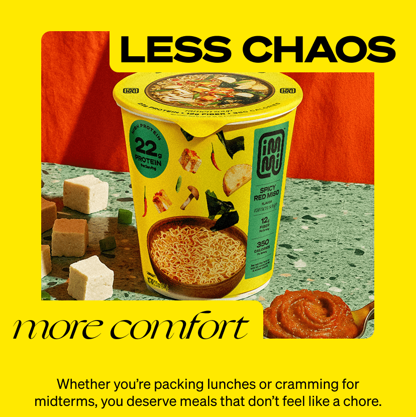 Less chaos, more comfort