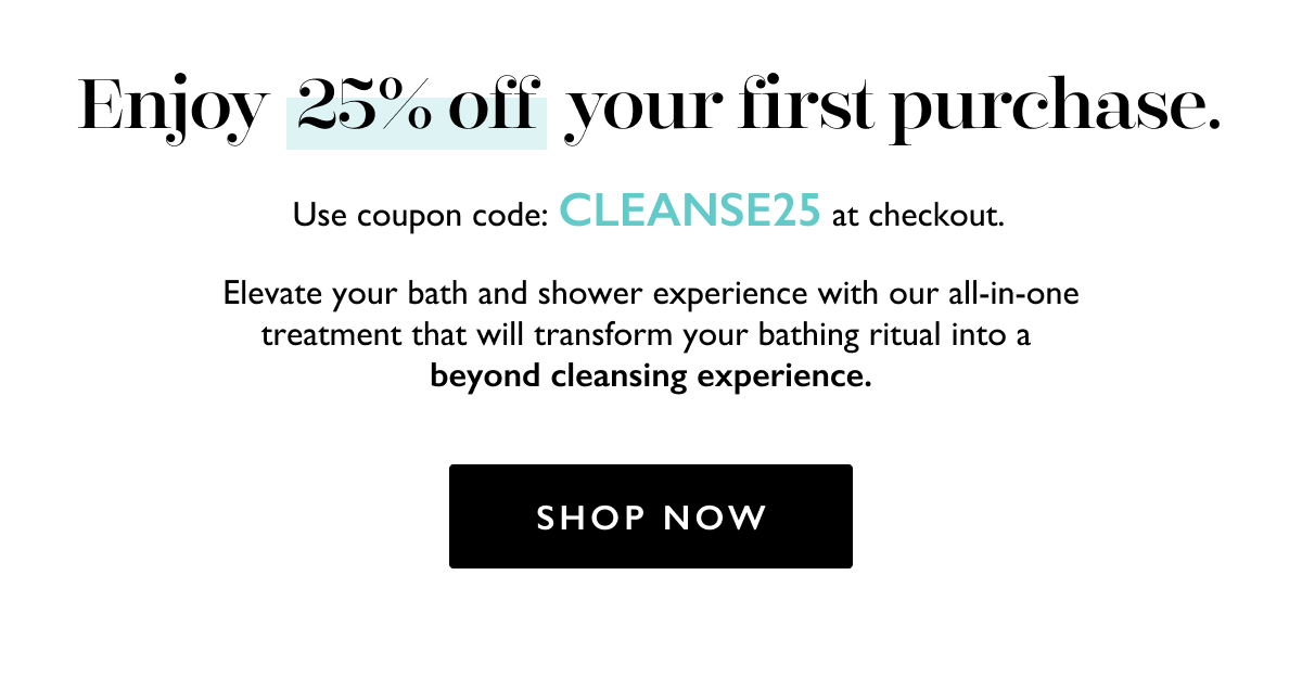 Enjoy 25% off your first purchase.