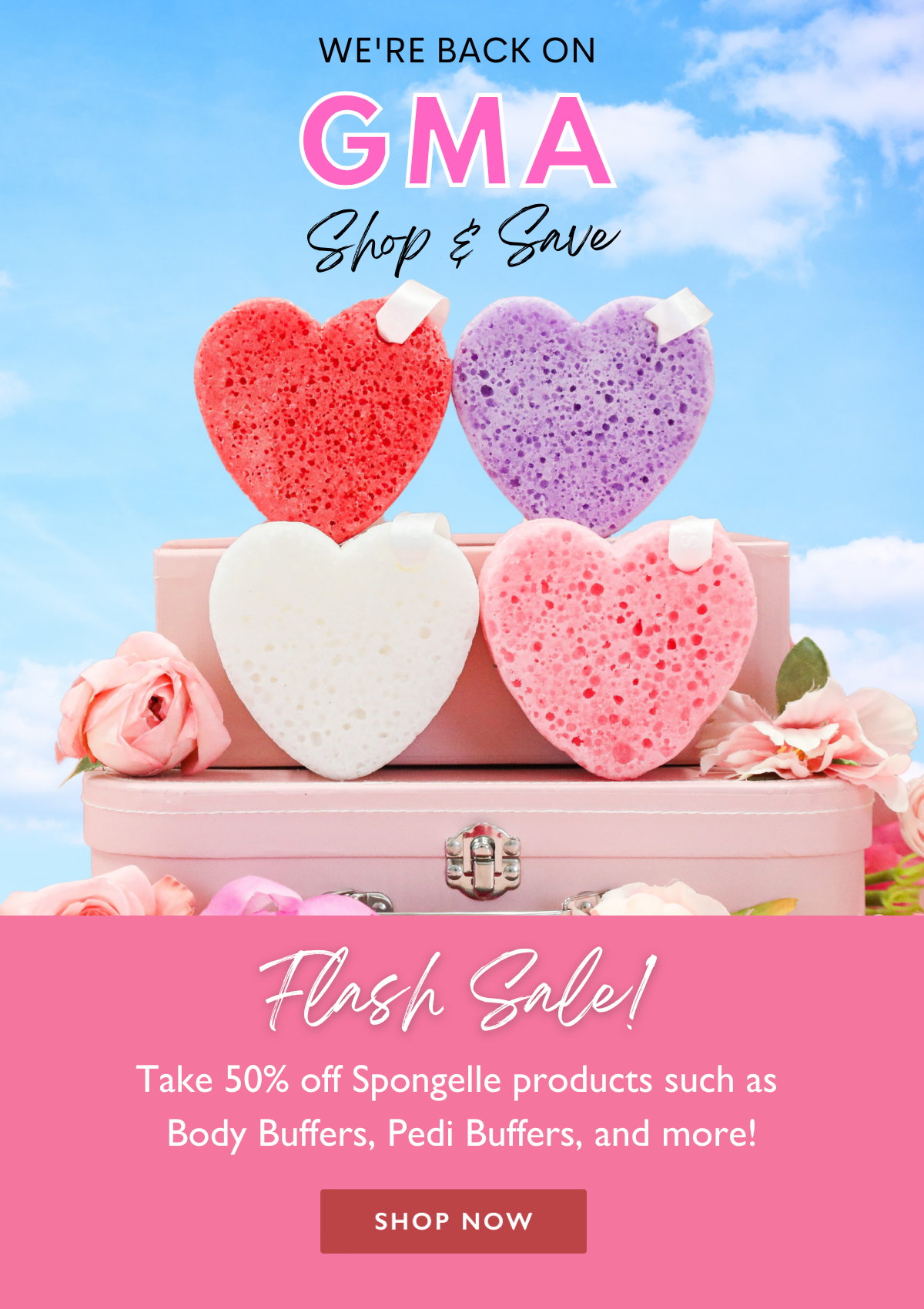 We're back on GMA! Shop & Save.