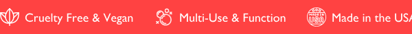 Multi-Use & Function, Made in the USA, Made with Botanical Extracts, Custom Blended Fragrances, Compact & Travel Friendly, Cruelty Free & Vegan