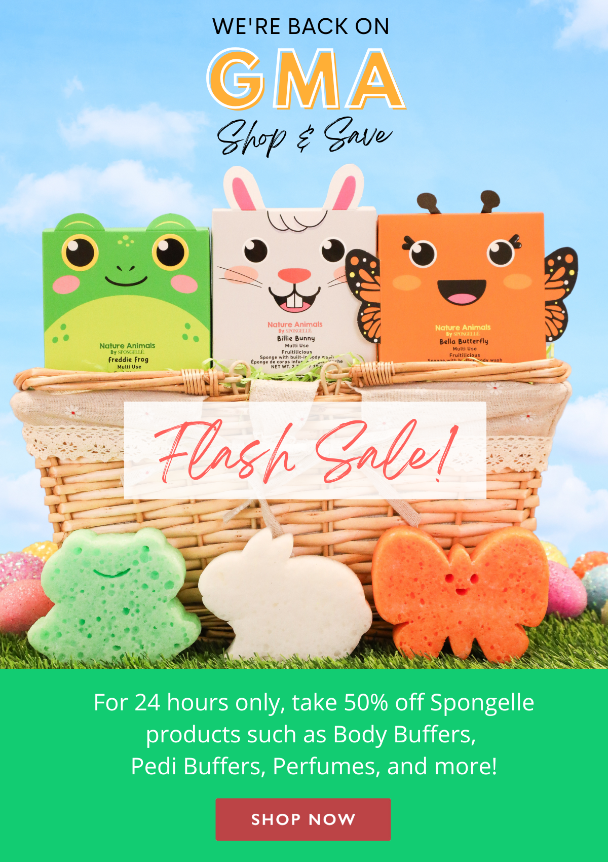 We're back on GMA! Shop & Save.