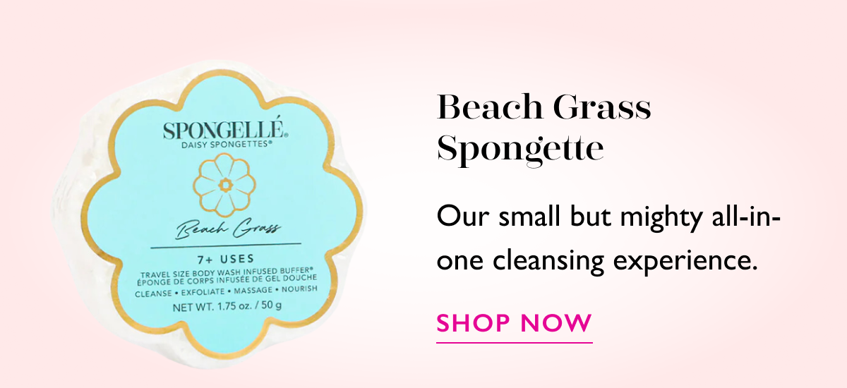 Beach Grass Spongette | Our small but mighty all-in-one cleansing experience. | SHOP NOW