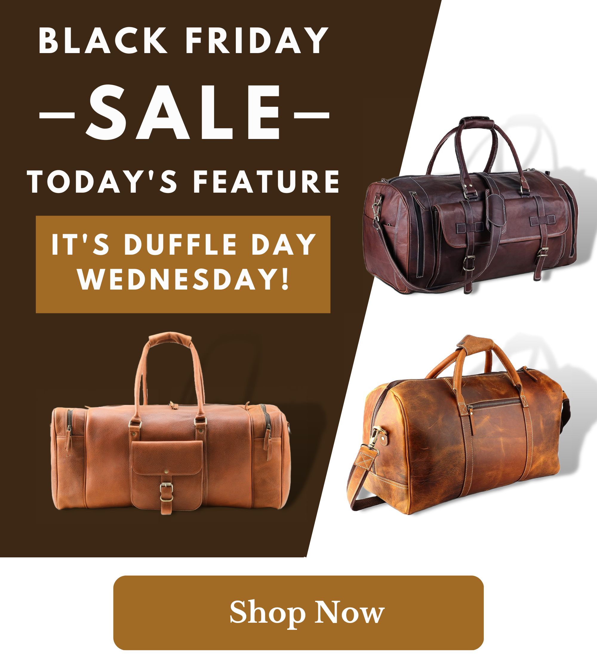 It’s Duffle Day Wednesday! 20 sale on your favorite duffle! ⛅ The