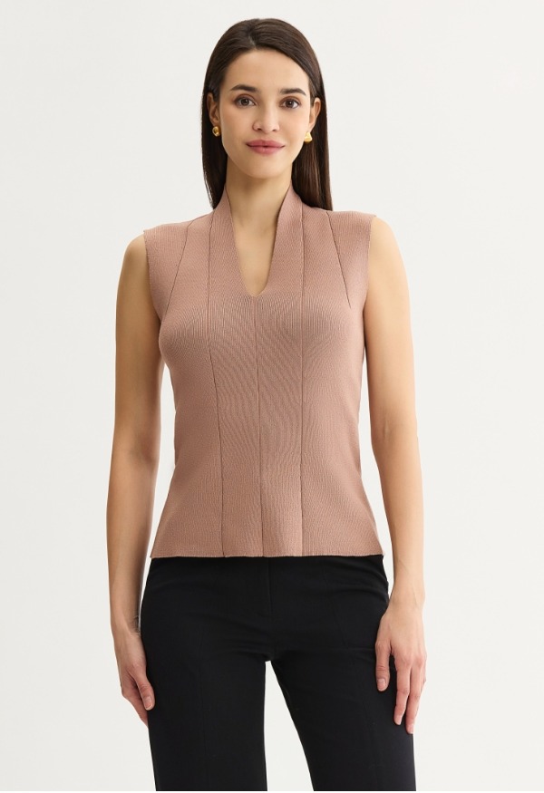V-Neck Princess Seam Tank