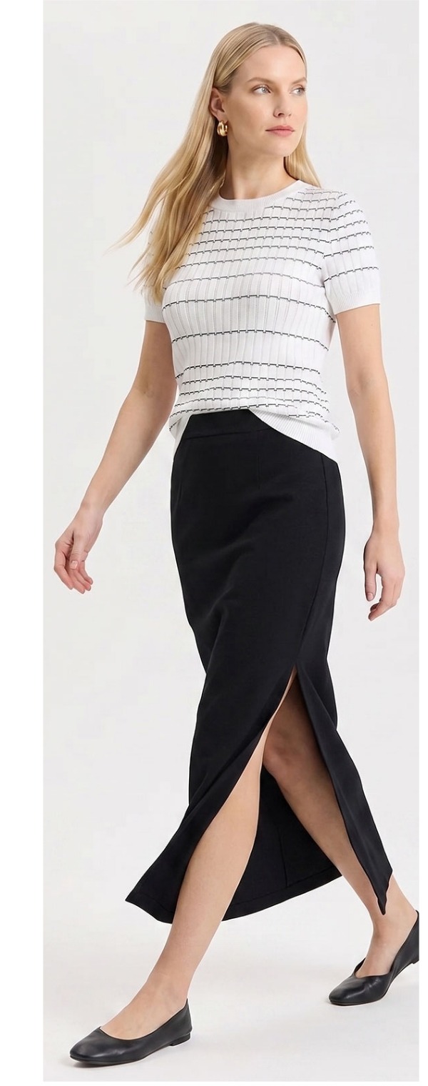 Striped Soft Knit Top