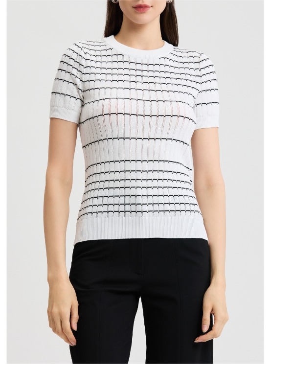Striped Soft Knit Top