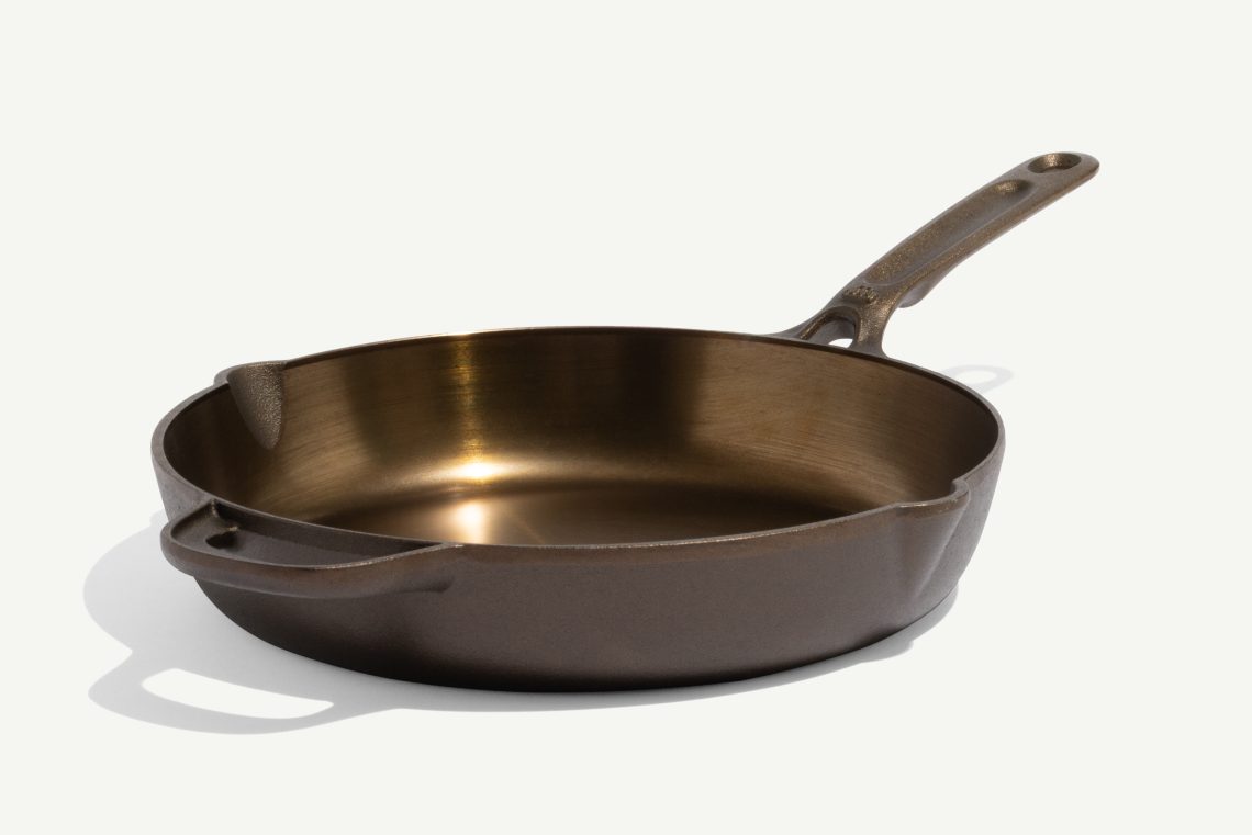 Seasoned cast iron skillet