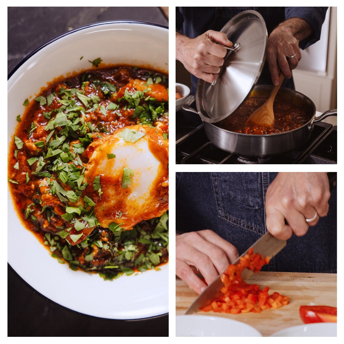 Making of Lamb Shakshuka