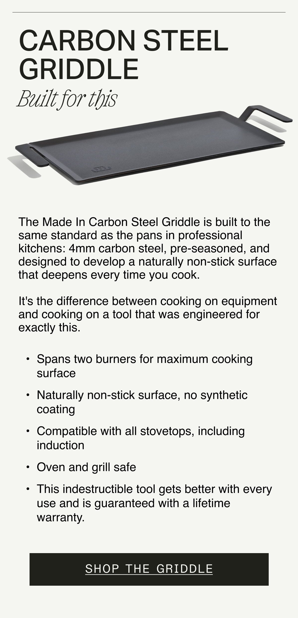 SHOP THE GRIDDLE