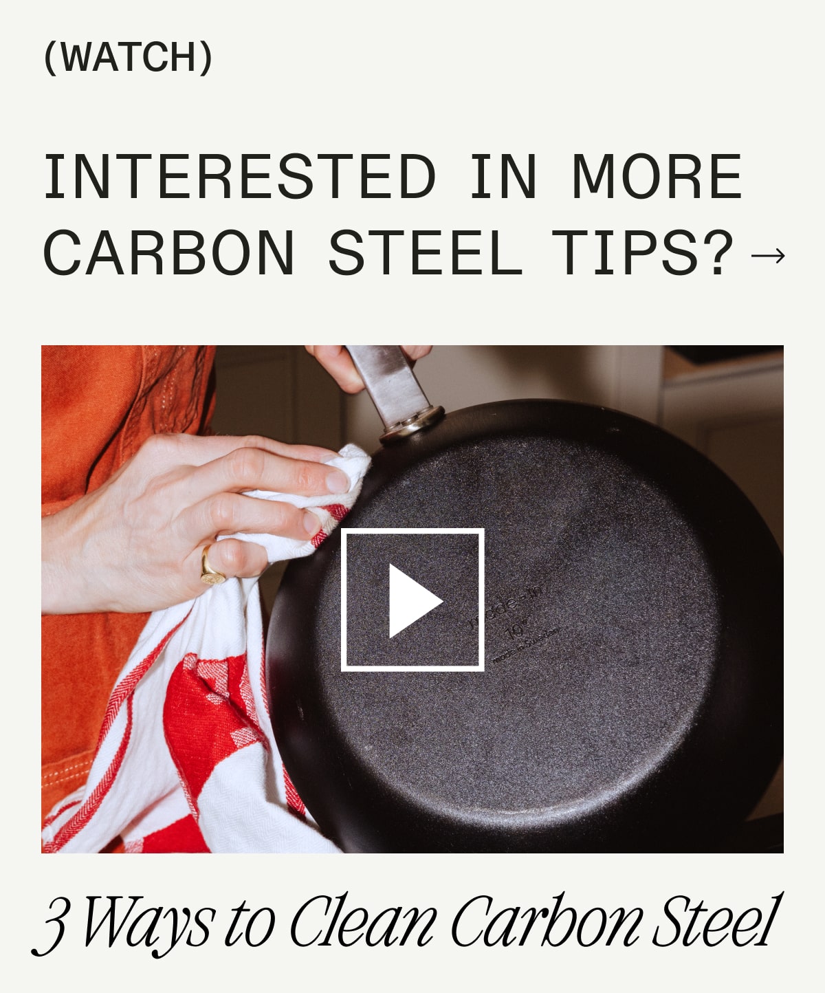 3 Ways to Clean Carbon Steel