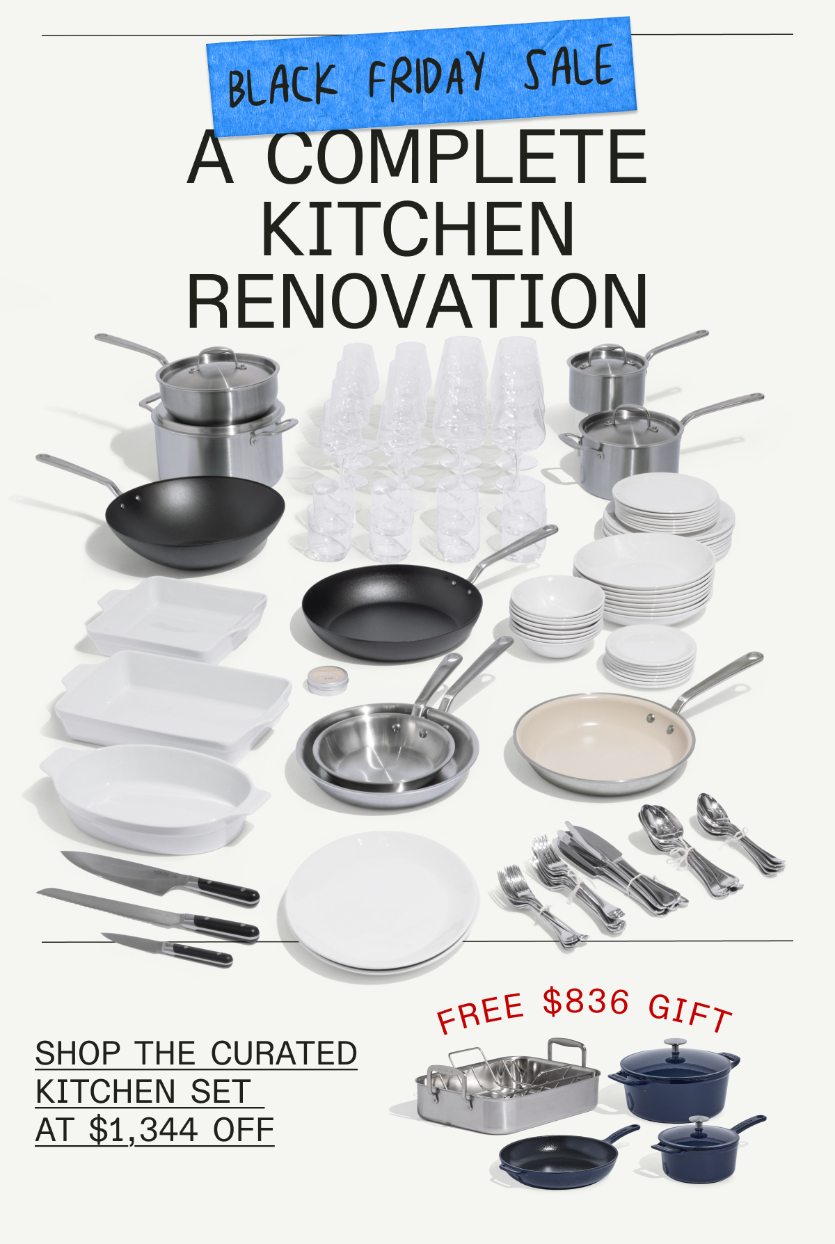BLACK FRIDAY SALE --FOR A FULL COOKWARE REFRESH -- SHOP THE 13-PIECE SET -- FREE GIFT